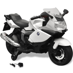 Weißes elektrisches Spielzeugmotorrad, Modell BMW 283 6 V von vidaXL, elektrische Spielzeugfahrzeuge - Ref: Foro24-10085, Pre...