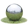 Sphere waterfall fountain with stainless steel garden LEDs 40 cm by vidaXL, Fountains and waterfalls - Ref: Foro24-41684, Pri...