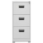 Light gray steel filing cabinet 46x62x102.5 cm by vidaXL, Filing cabinets - Ref: Foro24-20123, Price: 196,55 €, Discount: %