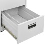 Light gray steel filing cabinet 46x62x102.5 cm by vidaXL, Filing cabinets - Ref: Foro24-20123, Price: 196,55 €, Discount: %