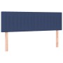 Box spring bed mattress and LED lights blue fabric 140x200 cm by , Beds and slatted bases - Ref: Foro24-3133323, Price: 439,9...