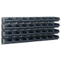 Wall shelf x2 with 32 containers 181211 by Raaco by Raaco, Tool cabinets - Ref: Foro24-405105, Price: 203,26 €, Discount: %