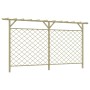 Valla de jardín celosía con pérgola superior madera de vidaXL, Celosía - Ref: Foro24-41726, Precio: 201,94 €, Descuento: %