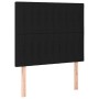 Cama box spring con colchón LED tela negro 120x200 cm de , Camas y somieres - Ref: Foro24-3135583, Precio: 418,64 €, Descuent...