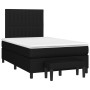 Cama box spring con colchón tela negro 120x200 cm de , Camas y somieres - Ref: Foro24-3136743, Precio: 456,91 €, Descuento: %