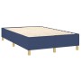 Cama box spring con colchón tela azul 120x200 cm de , Camas y somieres - Ref: Foro24-3137307, Precio: 472,86 €, Descuento: %