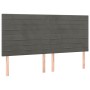 Cama box spring con colchón terciopelo gris oscuro 160x200 cm de , Camas y somieres - Ref: Foro24-3137912, Precio: 587,39 €, ...