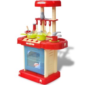 Cocinita de juguete para niños con efectos de luz y sonido de vidaXL, Juguetes de cocina y comida - Ref: Foro24-80108, Precio...