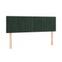 Cama box spring con colchón terciopelo verde oscuro 140x190 cm de , Camas y somieres - Ref: Foro24-3141422, Precio: 453,98 €,...