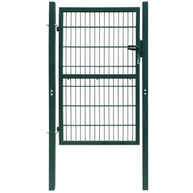 Green individual 2D fence gate 106x210 cm by vidaXL, garden gates - Ref: Foro24-141751, Price: 206,06 €, Discount: %