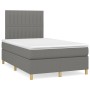 Cama box spring con colchón tela gris oscuro 120x200 cm de , Camas y somieres - Ref: Foro24-3142482, Precio: 399,99 €, Descue...