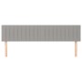 Headboards 2 units of light gray fabric 80x5x78/88 cm by , Headboards and footboards - Ref: Foro24-346256, Price: 62,57 €, Di...