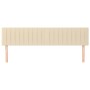 Cabeceros 2 unidades de tela color crema 80x5x78/88 cm de , Cabeceros y pies de cama - Ref: Foro24-346261, Precio: 63,91 €, D...