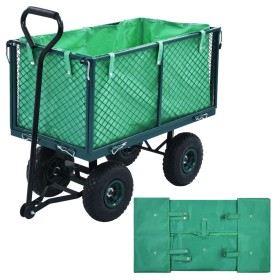 Green fabric garden cart cover by , Forklift parts - Ref: Foro24-145729, Price: 16,32 €, Discount: %