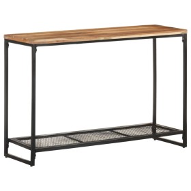 Mesa consola de madera maciza de acacia 110x35x75 cm de , Mesas auxiliares - Ref: Foro24-320249, Precio: 113,38 €, Descuento: %