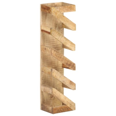 Wine rack for 5 bottles solid mango wood by , Wine racks - Ref: Foro24-321627, Price: 63,94 €, Discount: %