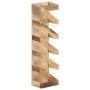 Wine rack for 5 bottles solid mango wood by , Wine racks - Ref: Foro24-321627, Price: 63,94 €, Discount: %