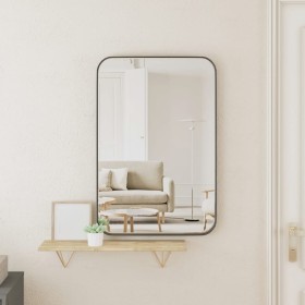 Black rectangular wall mirror 40x60 cm by , Mirrors - Ref: Foro24-344920, Price: 65,99 €, Discount: %