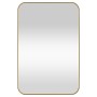 Espejo de pared rectangular dorado 40x60 cm de , Espejos - Ref: Foro24-344929, Precio: 78,99 €, Descuento: %