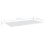 Estante estantería 4uds contrachapada blanco brillo 80x30x1,5cm de , Estanterías - Ref: Foro24-805324, Precio: 34,99 €, Descu...