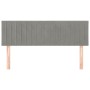 Headboards 2 units light gray velvet 72x5x78/88 cm by , Headboards and footboards - Ref: Foro24-346250, Price: 61,60 €, Disco...