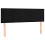 Cabeceros 2 unidades terciopelo negro 72x5x78/88 cm de , Cabeceros y pies de cama - Ref: Foro24-346252, Precio: 59,94 €, Desc...