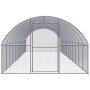 Gallinero de exterior de acero galvanizado 3x12x2 m de , Jaulas y habitáculos para animales pequeños - Ref: Foro24-3095468, P...