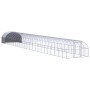 Gallinero de exterior de acero galvanizado 3x24x2 m de , Jaulas y habitáculos para animales pequeños - Ref: Foro24-3095480, P...