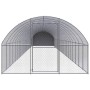 Gallinero de exterior de acero galvanizado 3x24x2 m de , Jaulas y habitáculos para animales pequeños - Ref: Foro24-3095480, P...