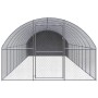 Gallinero de exterior de acero galvanizado 3x12x2 m de , Jaulas y habitáculos para animales pequeños - Ref: Foro24-3095477, P...