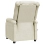 Sillón de masaje de cuero sintético blanco crema de vidaXL, Sillones de masaje eléctricos - Ref: Foro24-242513, Precio: 252,4...