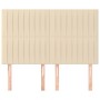 Headboards 4 units cream-colored fabric 72x5x78/88 cm by , Headboards and footboards - Ref: Foro24-3116573, Price: 110,35 €, ...