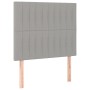 Headboards 2 units of light gray fabric 80x5x78/88 cm by , Headboards and footboards - Ref: Foro24-3116544, Price: 62,57 €, D...