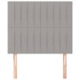 Headboards 2 units of light gray fabric 80x5x78/88 cm by , Headboards and footboards - Ref: Foro24-3116544, Price: 62,57 €, D...