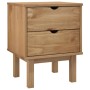 Mesita de noche OTTA madera maciza de pino 45x39x57 cm de vidaXL, Mesitas de noche - Ref: Foro24-348576, Precio: 81,24 €, Des...