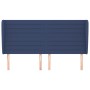 Headboard with blue fabric ears 163x23x118/128 cm by , Headboards and footboards - Ref: Foro24-3118108, Price: 124,98 €, Disc...