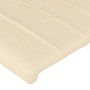 Cabecero con orejas de tela color crema 163x23x118/128 cm de , Cabeceros y pies de cama - Ref: Foro24-3118205, Precio: 129,57...