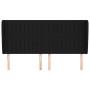 Headboard with black fabric ears 203x23x118/128 cm by , Headboards and footboards - Ref: Foro24-3118218, Price: 123,78 €, Dis...