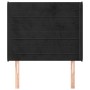 Headboard with black velvet ears 83x16x118/128 cm by , Headboards and footboards - Ref: Foro24-3119752, Price: 81,99 €, Disco...