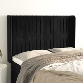 Headboard with black velvet ears 147x16x118/128 cm by , Headboards and footboards - Ref: Foro24-3119868, Price: 128,99 €, Dis...