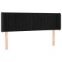 Cabecero con LED de terciopelo negro 147x16x78/88 cm de , Cabeceros y pies de cama - Ref: Foro24-3123524, Precio: 76,48 €, De...