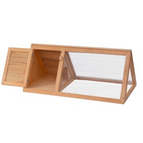 Wooden animal hutch by vidaXL, Cages and habitats for small animals - Ref: Foro24-170345, Price: 65,45 €, Discount: %