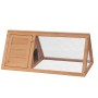 Wooden animal hutch by vidaXL, Cages and habitats for small animals - Ref: Foro24-170345, Price: 65,38 €, Discount: %