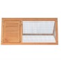 Wooden animal hutch by vidaXL, Cages and habitats for small animals - Ref: Foro24-170345, Price: 65,38 €, Discount: %