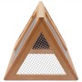 Wooden animal hutch by vidaXL, Cages and habitats for small animals - Ref: Foro24-170345, Price: 65,38 €, Discount: %