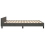 Dark gray velvet bed frame with headboard 140x200 cm by , Beds and slatted bases - Ref: Foro24-3125880, Price: 224,87 €, Disc...