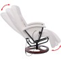 White synthetic leather shiatsu massage chair by vidaXL, Electric massage chairs - Ref: Foro24-242509, Price: 358,99 €, Disco...