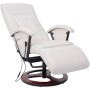 Sillón de masaje shiatsu cuero sintético blanco de vidaXL, Sillones de masaje eléctricos - Ref: Foro24-242509, Precio: 358,99...