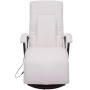 White synthetic leather shiatsu massage chair by vidaXL, Electric massage chairs - Ref: Foro24-242509, Price: 358,99 €, Disco...