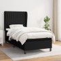 Box spring bed with black fabric mattress 100x200 cm by , Beds and slatted bases - Ref: Foro24-3128103, Price: 362,19 €, Disc...